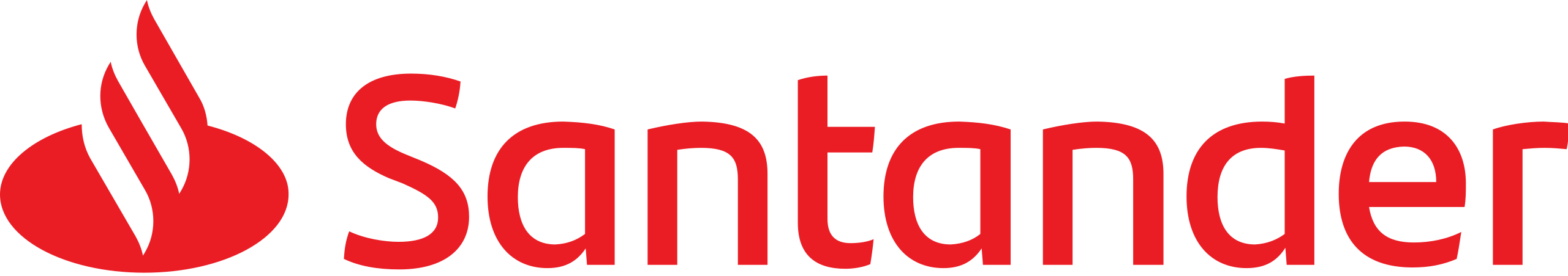 a red text on a black background